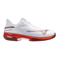 Zapatillas Mizuno Wave Exceed Court Clay Blanco Rojo