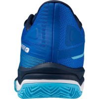 Zapatillas Mizuno Wave Exceed Light 2 Clay Azul Blanco  Oferta + Barato