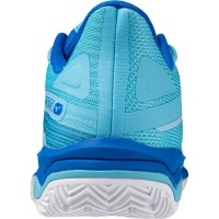 Baskets Femme Mizuno Wave Exceed Light 2 TERRE BATTUE Bleu Blanc  Offre - Pas cher