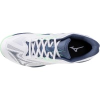 Mizuno Wave Exceed Light 2 Clay White Green Blue Sneakers  Offer + Cheap