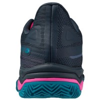 Zapatillas Mizuno Wave Exceed Light 2 Padel Azul Marino Fucsia Mujer  Oferta + Barato