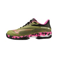 Tênis Mizuno Wave Exceed Light 2 Mulheres Fúcsia Verde  Oferta + Barato