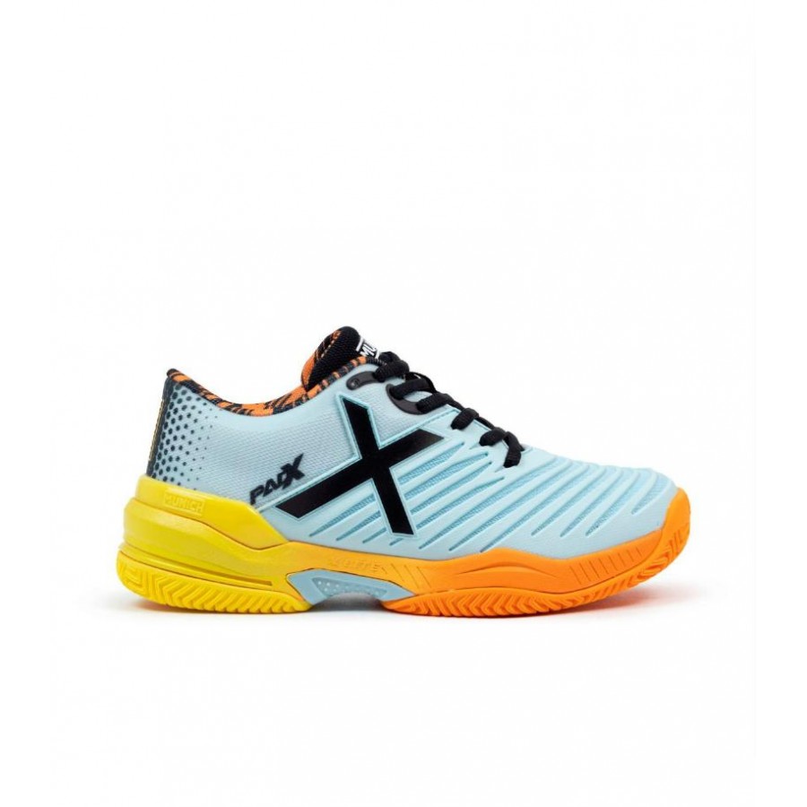 Munich Padx 58 Padel Sneakers Gray Orange Women
