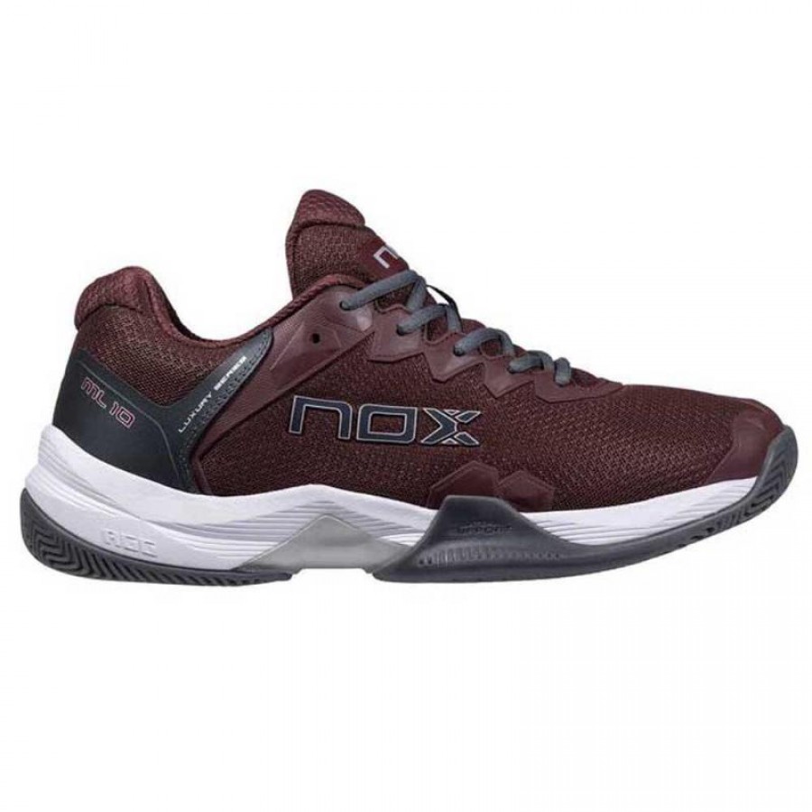 Zapatillas Nox ML10 Hexa Granate Gris Plomo  Oferta + Barato