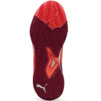 Puma Nova Court Red Bordeaux White Sneakers  Offer + Cheap
