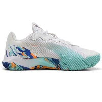 Puma Nova Elite White Black Blue Sneakers  Offer + Cheap