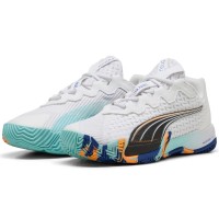 Puma Nova Elite White Black Blue Sneakers  Offer + Cheap