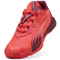 Puma Nova Elite Red Bordeaux White Sneakers  Offer + Cheap