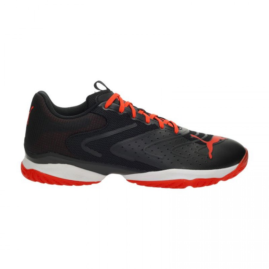 Sneakers Puma Solarattack RCT Noir Rouge Cerise  Offre - Pas cher