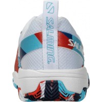 Salming Rebel Camo Blanc Rouge Bleu Chaussures  Offre - Pas cher