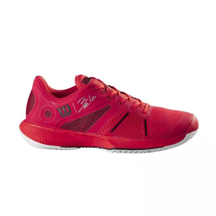 Wilson Bela Pro Red Poppy Sneakers White Black  Offer + Cheap