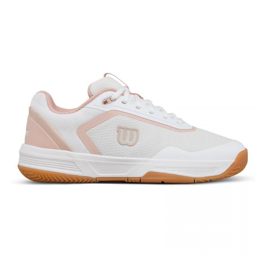 Wilson Courtglide White Pink Women''s Sneakers