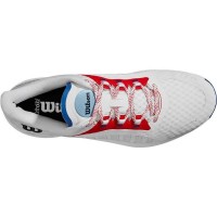 Wilson Hurakn Pro Shoes White Red Blue  Offer + Cheap
