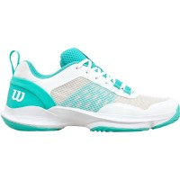 Zapatillas Wilson Hurakn Pro V2 Blanco Turquesa Mujer  Oferta + Barato