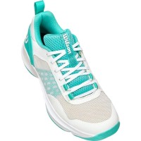 Zapatillas Wilson Hurakn Pro V2 Blanco Turquesa Mujer  Oferta + Barato