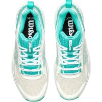 Zapatillas Wilson Hurakn Pro V2 Blanco Turquesa Mujer  Oferta + Barato