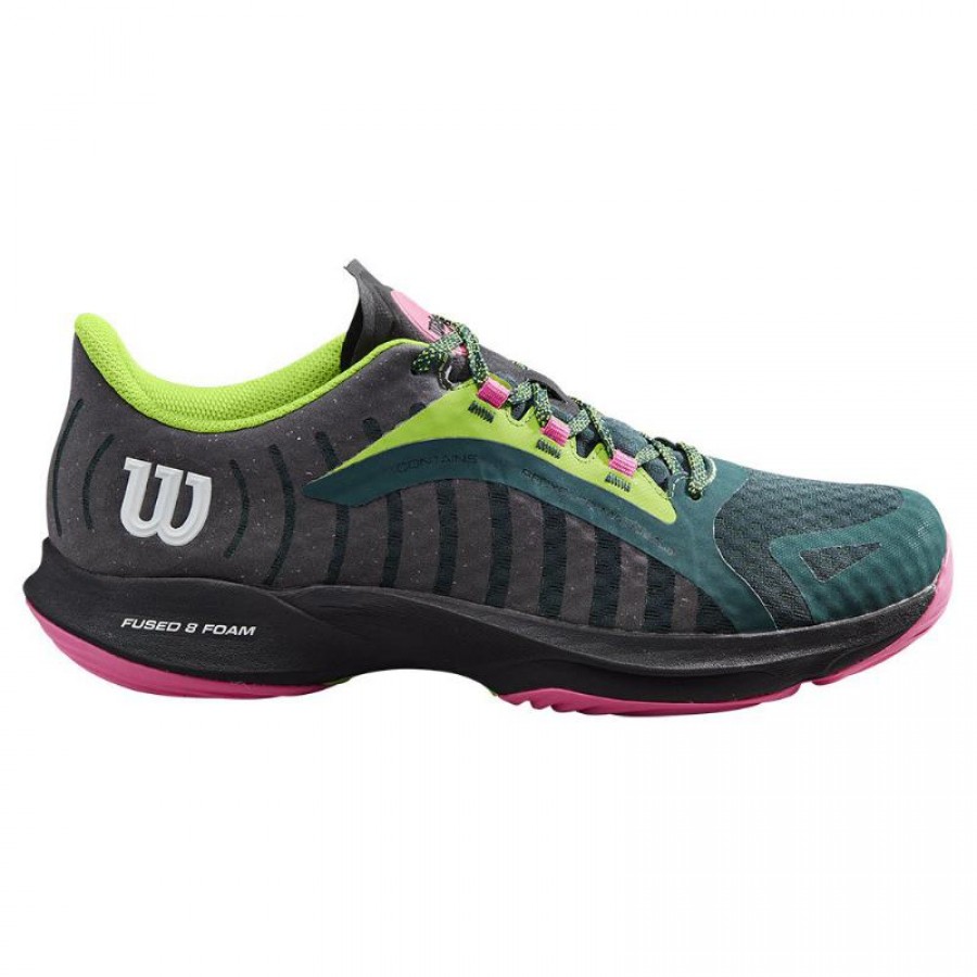 Wilson Hurakn Pro Green Black Sneakers Women  Offer + Cheap