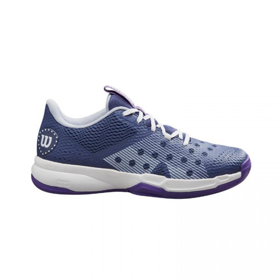 Zapatillas Wilson Hurakn Team Cobalto Lila Blanco Mujer  Oferta + Barato