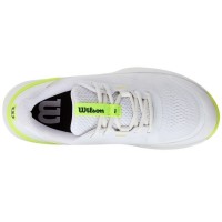 Baskets Femme Wilson Intrigue Pro OZ Blanc Jaune  Offre - Pas cher