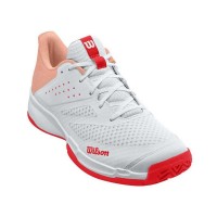 Zapatillas Wilson Kaos Stroke 2.0 Blanco Coral Mujer  Oferta + Barato