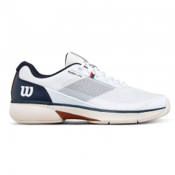 Baskets Wilson Rush Lite 5 Clay White Navy Blue