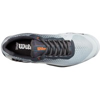 Chaussures Wilson Rush Pro 4.0 Shift Terre Battue Ivoire Bleu Orange  Offre - Pas cher