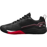 Wilson Rush Pro 4.5 Clay Black Red White Sneakers  Offer + Cheap