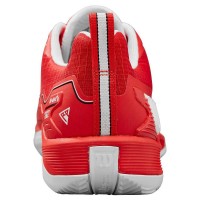 Wilson Rush Pro 4.5 Terre battue Rouge Blanc Baskets  Offre - Pas cher