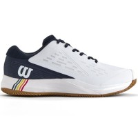 Zapatillas Wilson Rush Pro Ace Clay Blanco Azul Marino  Oferta + Barato