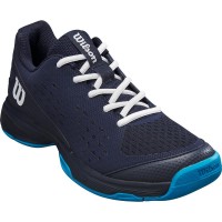 Wilson Rush Pro L Navy Blue White Junior Sneakers  Offer + Cheap